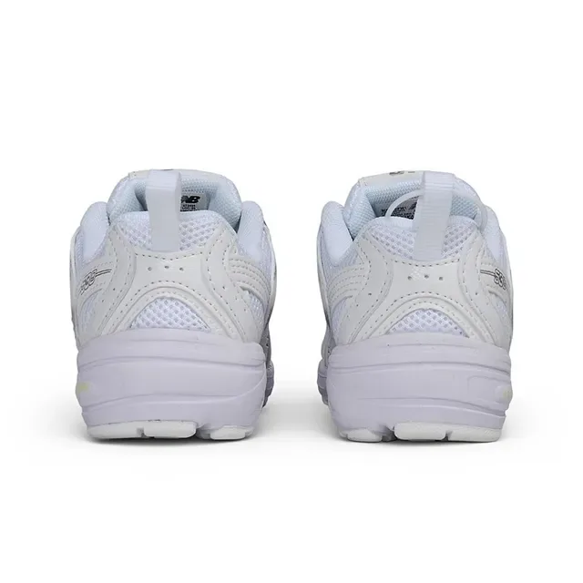 New Balance Chaussures lifestyle noires et blanches avec midsole chunky, empeigne hybride mesh-synthetique 14