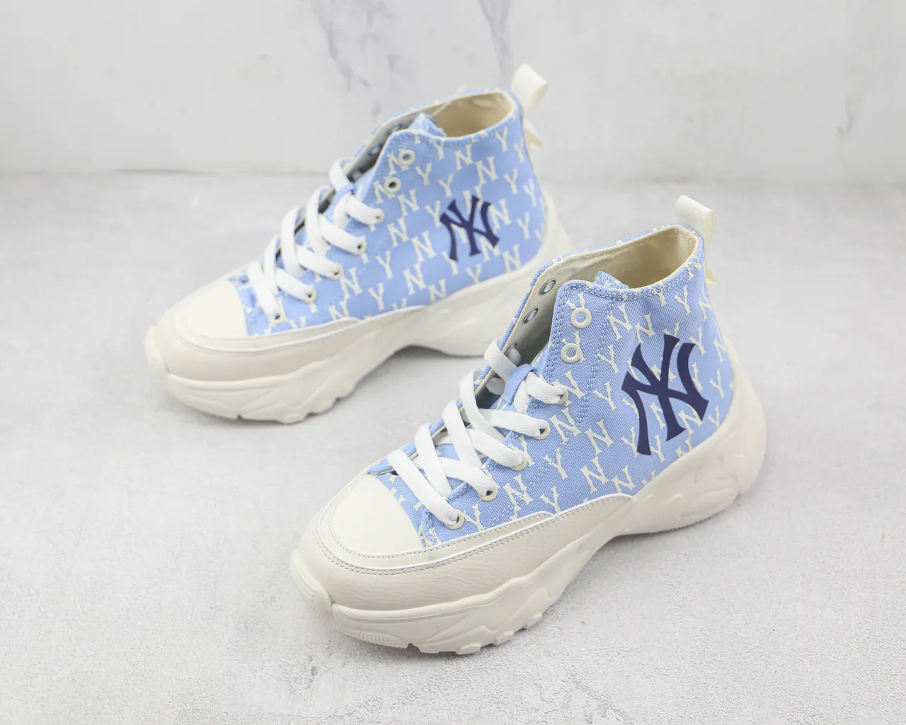 New Era NY Monogram High-Top Chunky Sneaker 4
