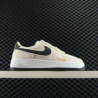Nike Air Force 1 भूरा काला सोना लाइफस्टाइल स्नीकर