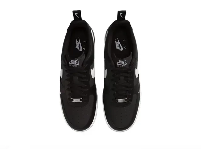 Nike Air Force 1 Black and White Lifestyle Sneakers 4