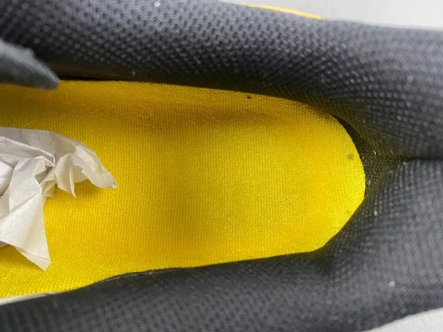 Nike Air Force 1 Black Yellow Purple Embossed Lifestyle Sneakers 8