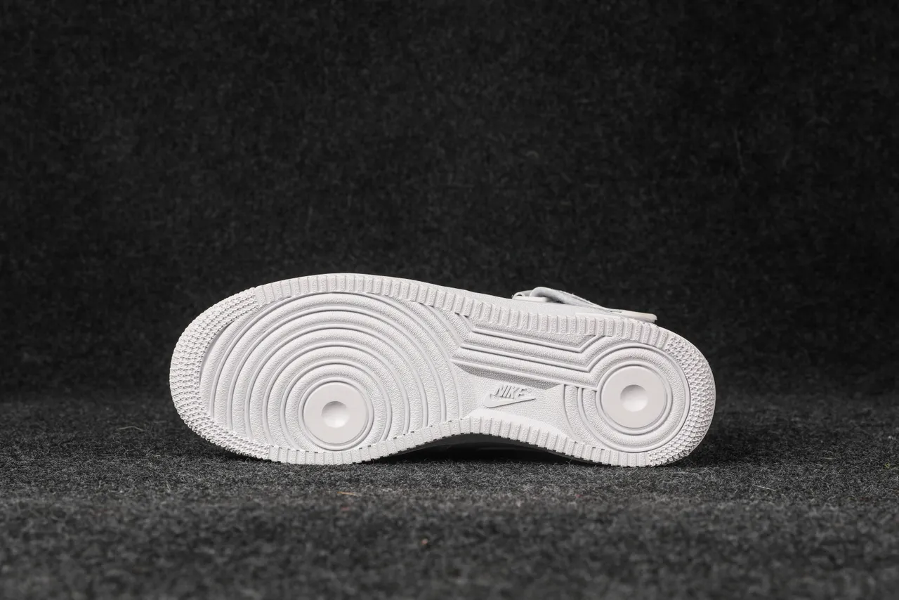 Nike Air Force 1 High All-White Lifestyle Sneakers 6