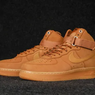 Nike Air Force 1 High Utility Tan Suede Lifestyle Sneakers