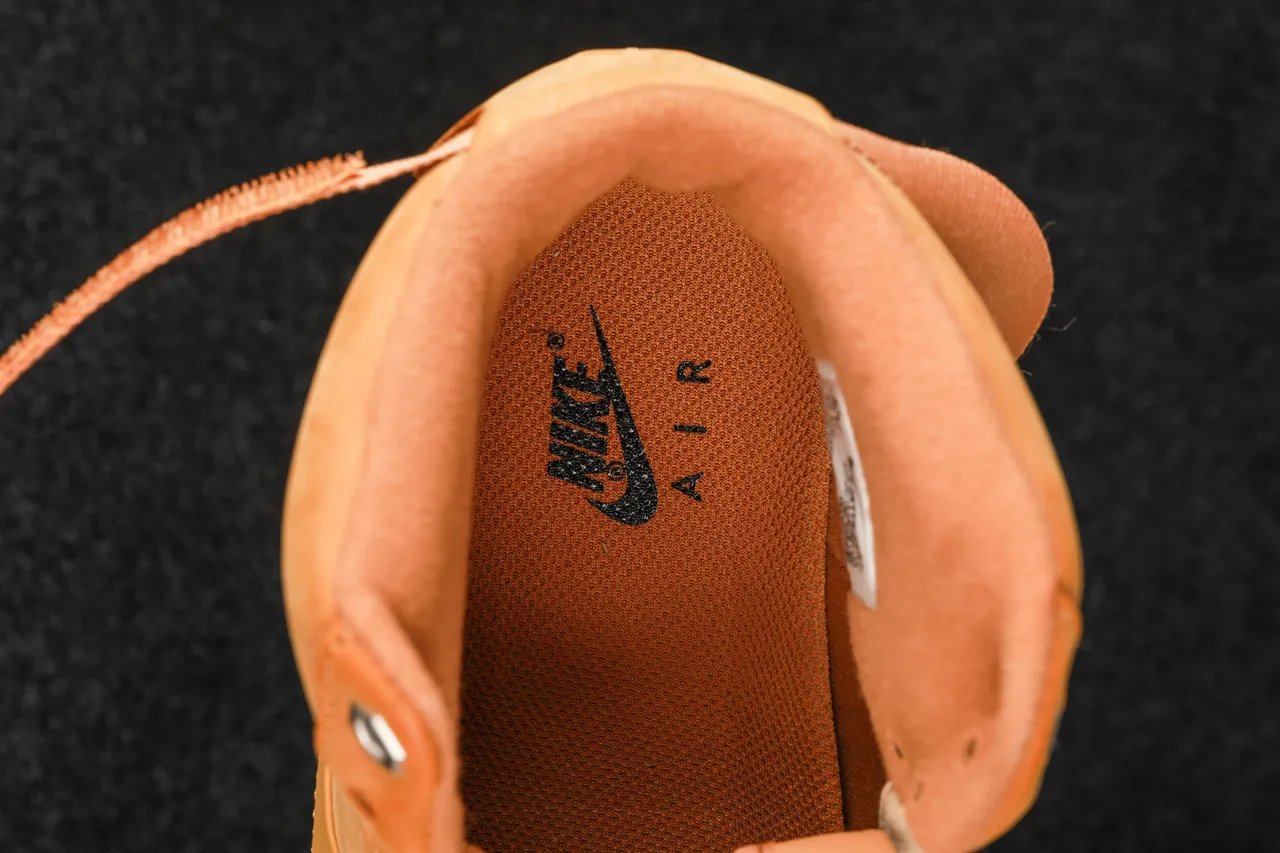 Nike Air Force 1 High Utility Tan Suede Lifestyle Sneakers 2