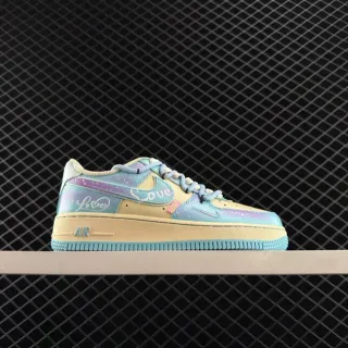 Nike Air Force 1 Low इरिडेसेंट पेस्टल ग्रेडिएंट लाइफस्टाइल स्नीकर