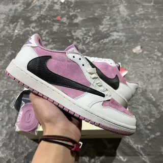 Nike Air Force 1 Low Pink and White Lifestyle Sneakers