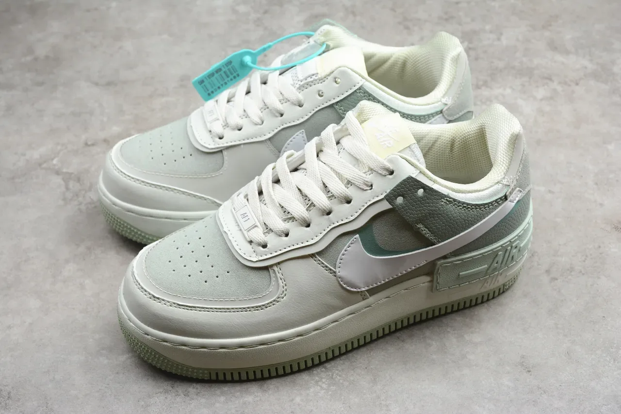 Nike Air Force 1 Platform Vert menthe chaussures lifestyle 10