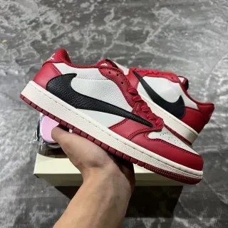 Nike Air Force 1 Red White Black Lifestyle Sneakers