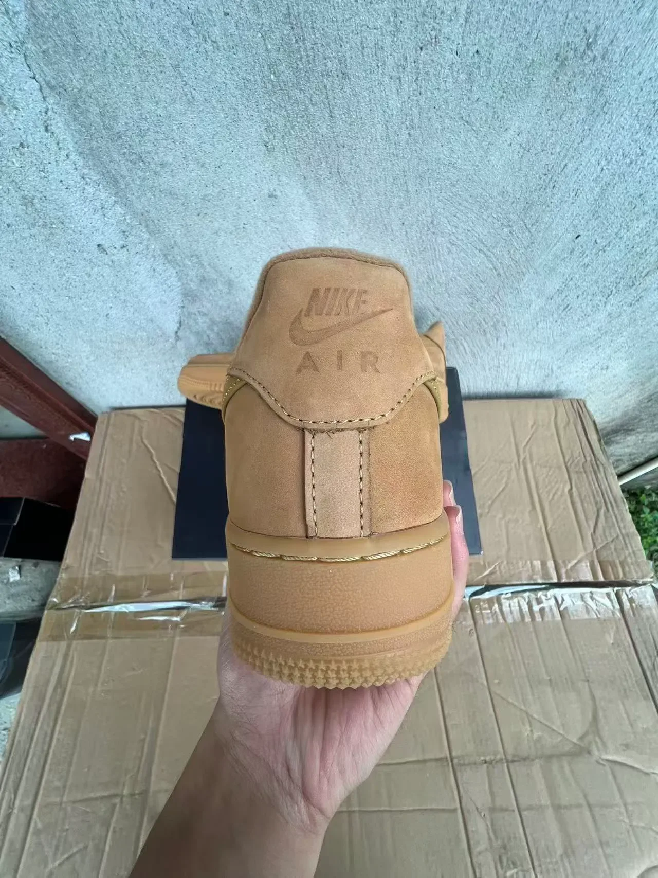 Nike Air Force 1 Tan Suede Lifestyle Sneakers 7