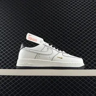 Nike Air Force 1 White Black Gold लाइफस्टाइल स्नीकर