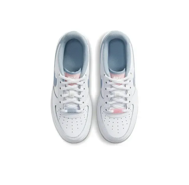 Nike Air Force 1 White Iridescent Pastel Gradient Lifestyle Sneakers 3