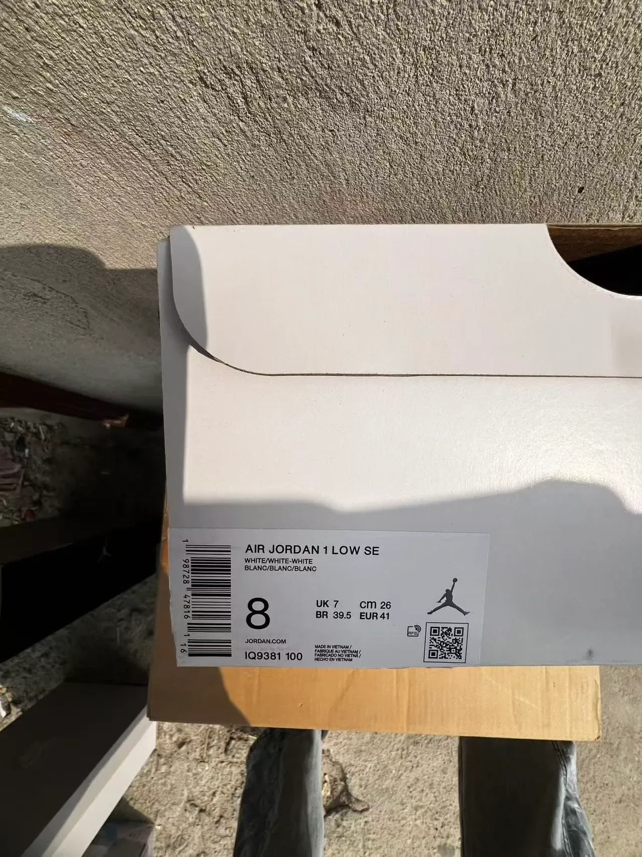 Nike Air Force 1 White Metallic Silver Lifestyle Sneakers 10