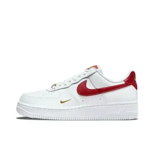 Nike Air Force 1 White Red Gold Lifestyle Sneakers