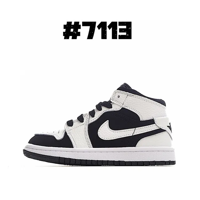 Nike Air Jordan 1 High Black and White Basketball Shoes 3