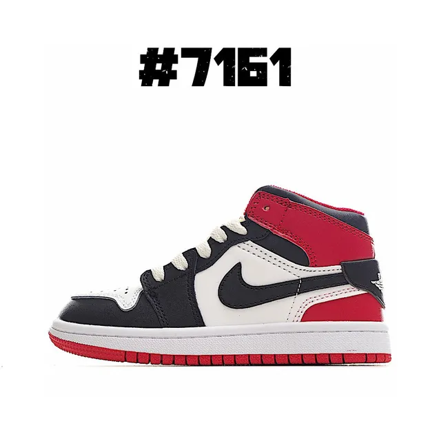 Nike Air Jordan 1 High Black and White Basketball Shoes 8