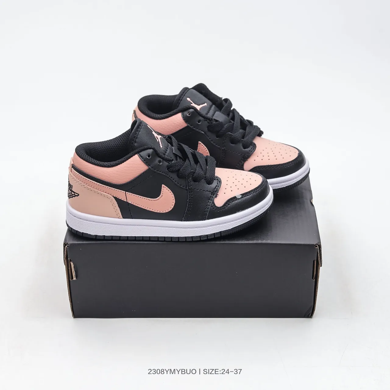 Nike Air Jordan 1 Low Black Red White Lifestyle Sneakers 13