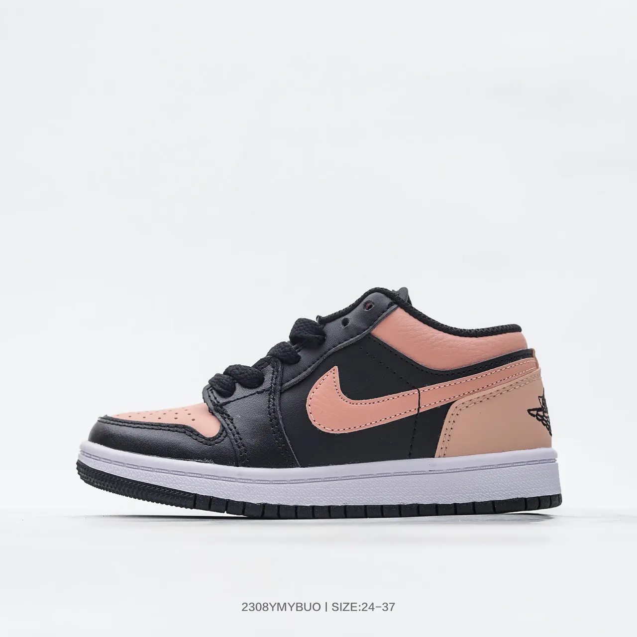 Nike Air Jordan 1 Low Black Red White Lifestyle Sneakers 14