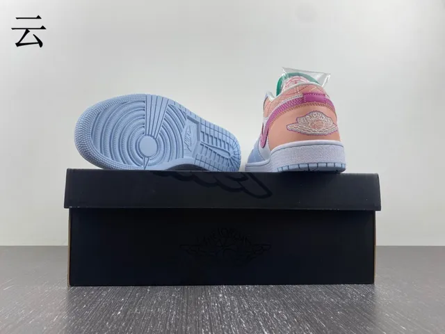 Nike Air Jordan 1 Low Multicolor Lifestyle Sneakers 10
