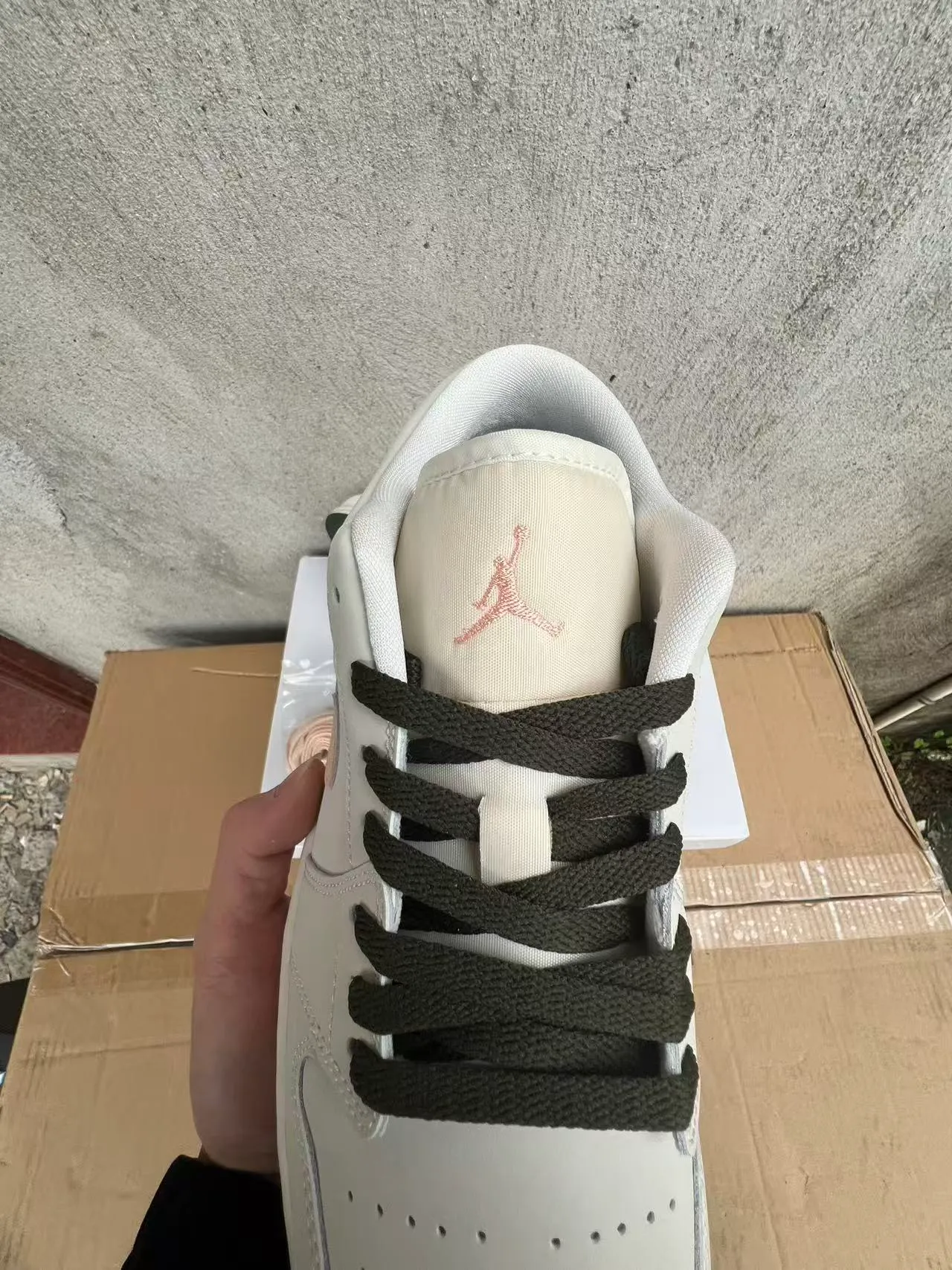 Nike Air Jordan 1 Low Pale Pink Lifestyle Sneakers 4