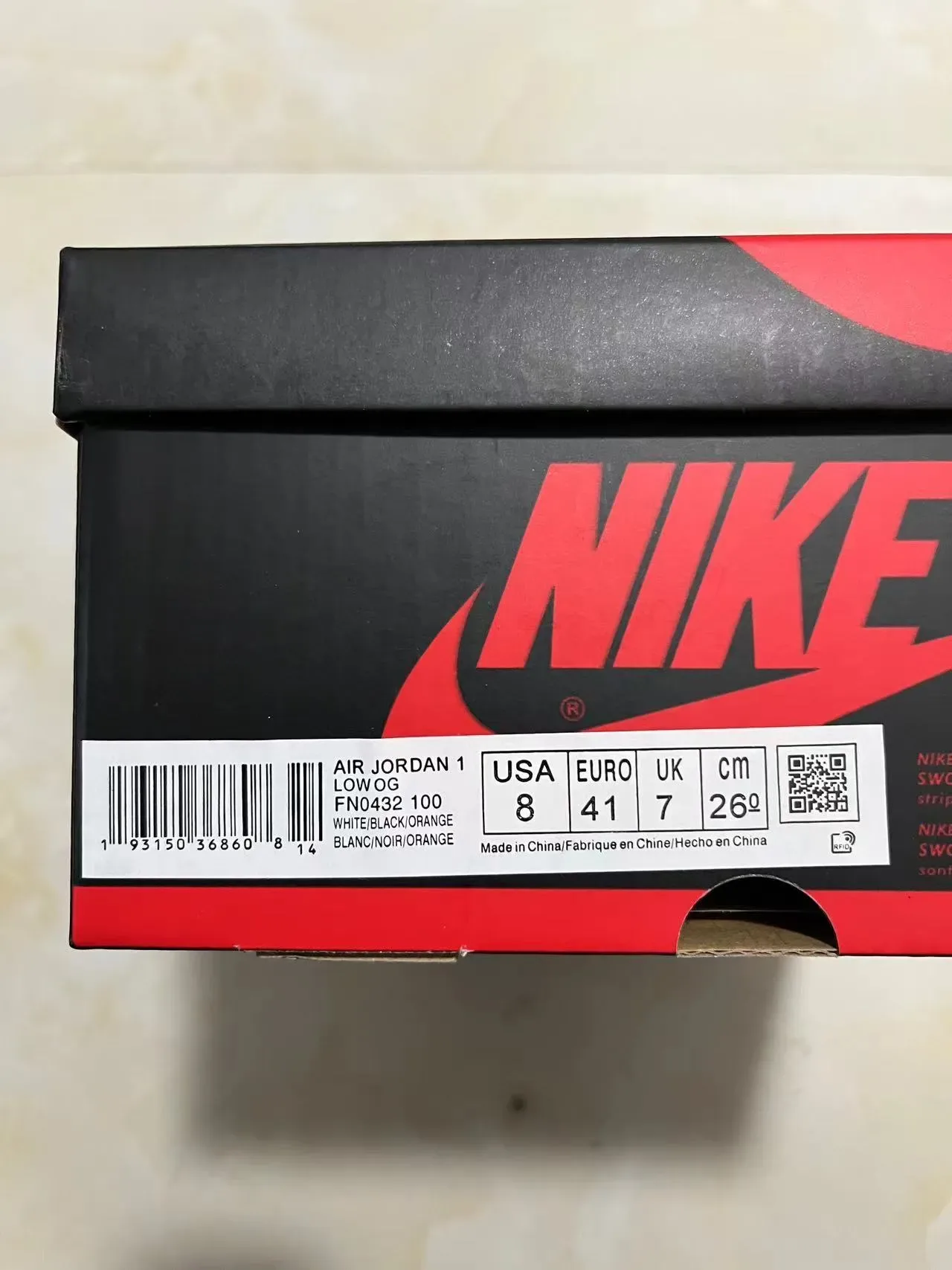 Nike Air Jordan 1 Red White Black Satin Lifestyle Sneakers 11