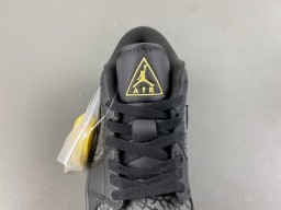Nike Air Jordan 3 Elephant Print Black Yellow Lifestyle Sneakers 6