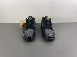 Nike Air Jordan 3 Elephant Print Black Yellow Lifestyle Sneakers 11