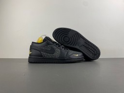 Nike Air Jordan 3 Elephant Print Black Yellow Lifestyle Sneakers 12