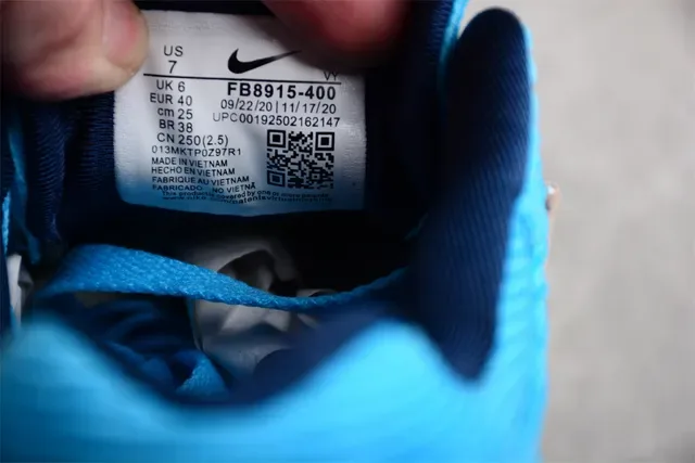 Nike Air Max 1 Corduroy Blue Tan Lifestyle Sneakers 3
