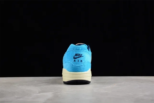 Nike Air Max 1 Corduroy Blue Tan Lifestyle Sneakers 10