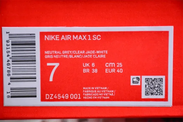 Nike Air Max 1 Cyan and Gray Lifestyle Sneakers 2