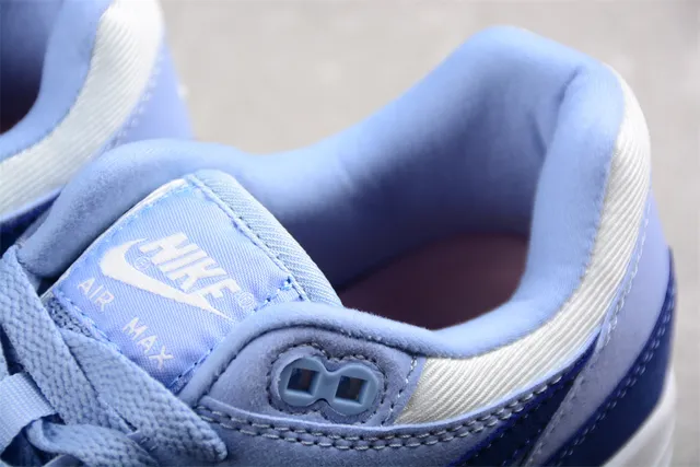 Nike Air Max 1 Light Blue and Navy Lifestyle Sneakers 6