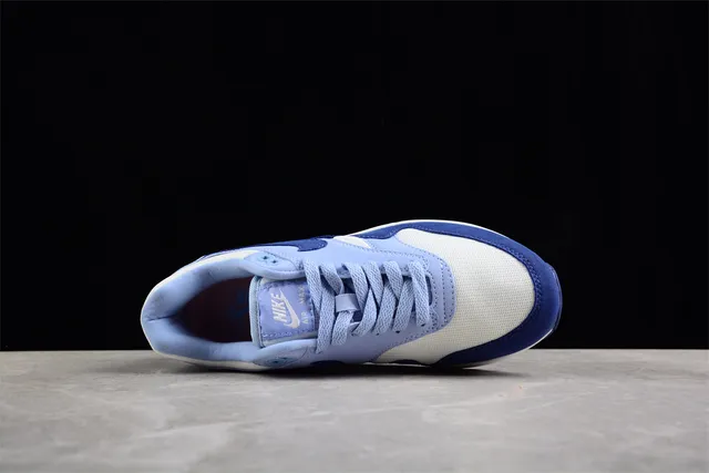 Nike Air Max 1 Light Blue and Navy Lifestyle Sneakers 12