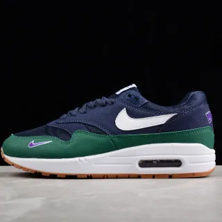Nike Air Max 1 Navy Green Purple Lifestyle Sneakers
