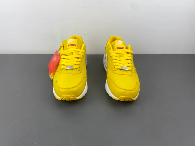 Nike Air Max 1 Yellow White Lifestyle Sneakers 11