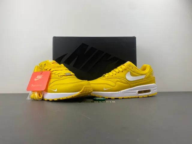 Nike Air Max 1 Yellow White Lifestyle Sneakers 13