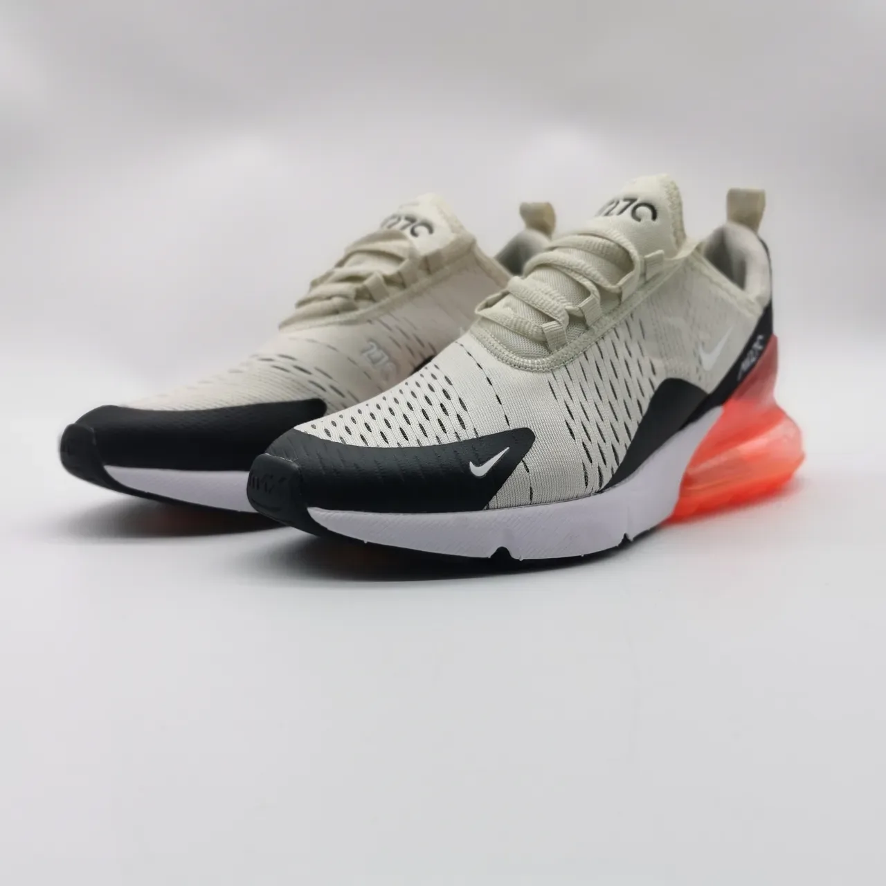Nike Air Max 270 Beige Noir Orange Sneakers Lifestyle 6