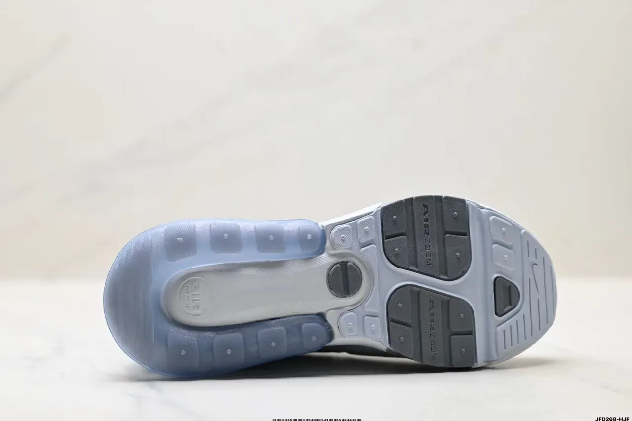 Nike Air Max 270 React Light Blue and White Lifestyle Sneakers 2