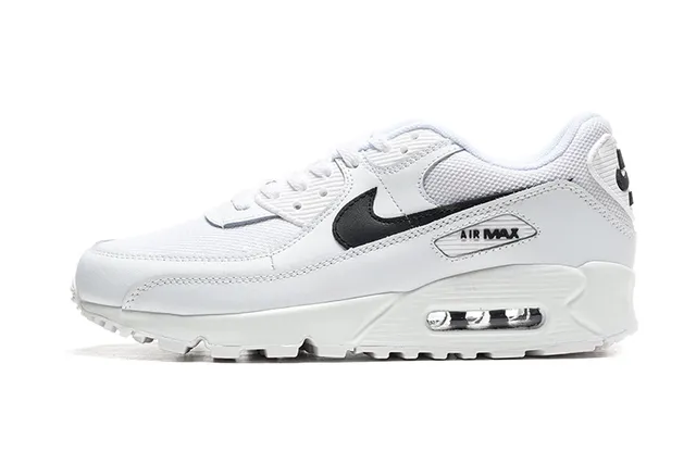 Nike Air Max 90 White Black Lifestyle Sneakers 3