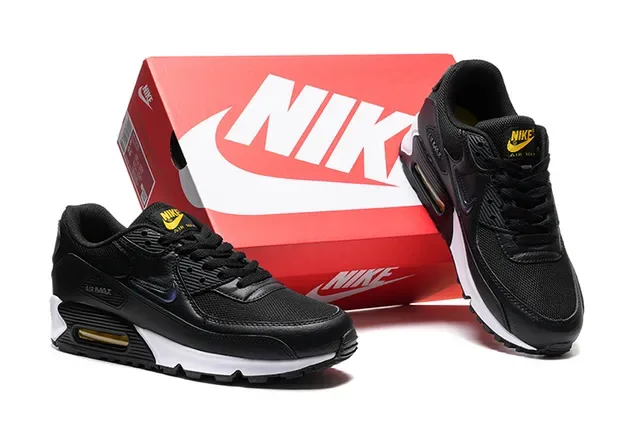 Nike Air Max 90 White Gray Lifestyle Sneakers 2