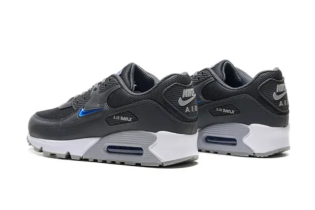 Nike Air Max 90 White Gray Lifestyle Sneakers 13