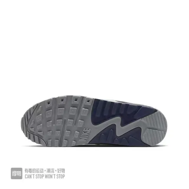 Nike Air Max 90 White Navy Gray Lifestyle Sneakers 2