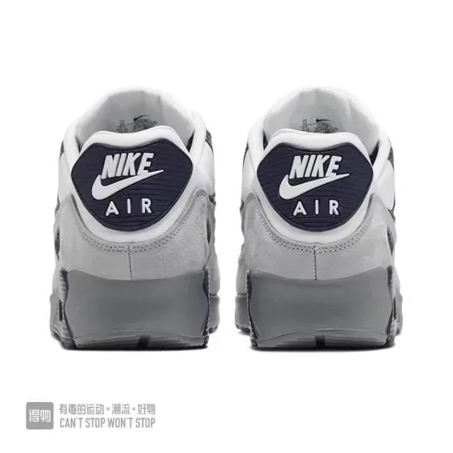Nike Air Max 90 White Navy Gray Lifestyle Sneakers 6
