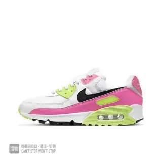 Nike Air Max 90 সাদা গোলাপি নিওন সবুজ লাইফস্টাইল স্নিকার্স