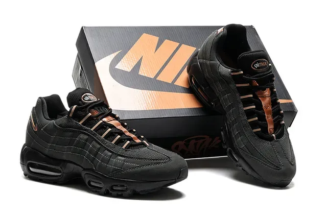 Nike Air Max 95 Black Copper Lifestyle Sneakers 2