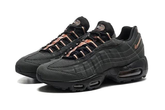 Nike Air Max 95 Black Copper Lifestyle Sneakers 5