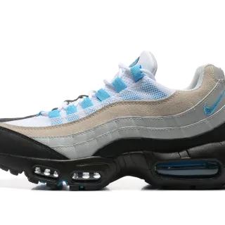 Nike Air Max 95 White Beige Gray Turquoise Lifestyle Sneakers