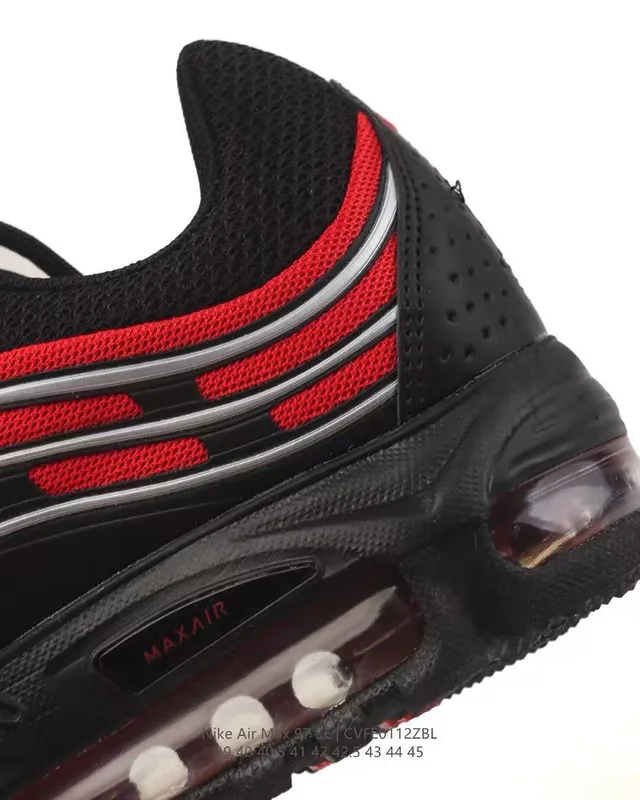 Nike Air Max 97 SE Black Red Lifestyle Sneakers 3