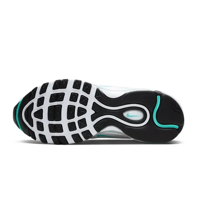 Nike Air Max 97 White Black Turquoise Lifestyle Sneakers 2