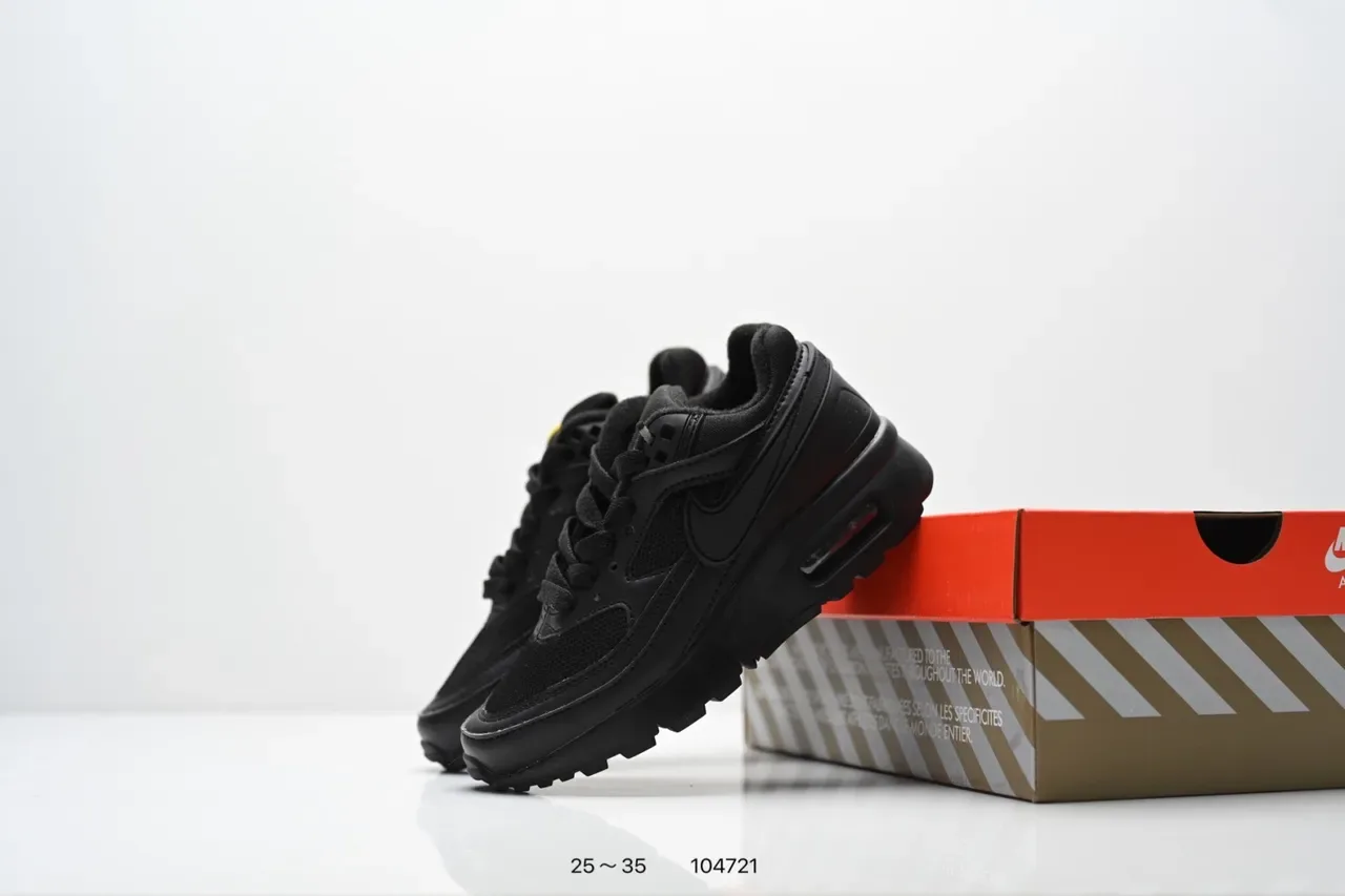 Nike Air Max BW Black White Brown Lifestyle Sneakers 12