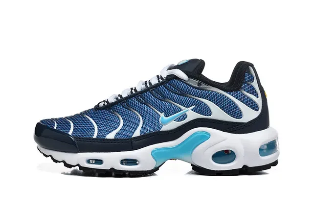 Nike Air Max Plus Light Blue and Black Lifestyle Sneakers 12